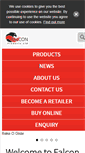Mobile Screenshot of falconproducts.co.uk